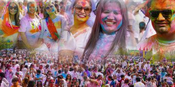 भब्य रुपमा मनाइयो टेक्सासमा होलि , ४ हजार बढी नेपाली समुदायको सहभागिता