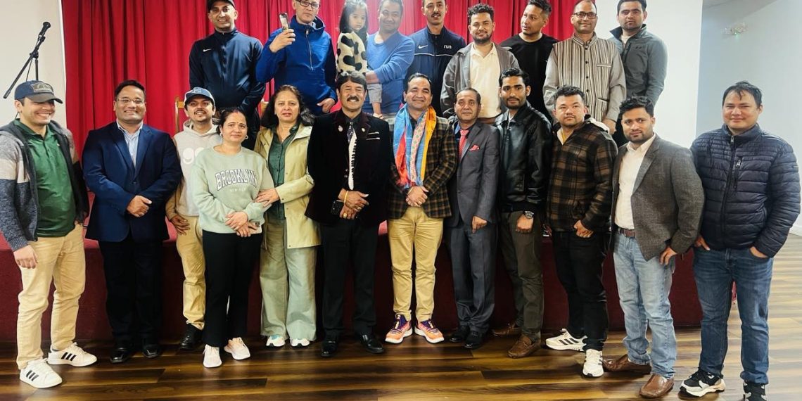 सुदूरपश्चिम समाज मेरिल्याण्डद्वारा काँग्रेस नेता शाहीको स्वागत