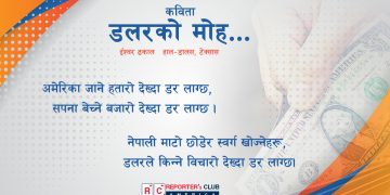 कविता – डलरको मोह…